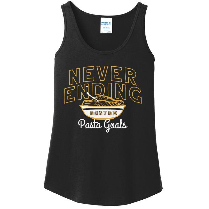 Never Ending Pasta Goals Ladies Essential Tank