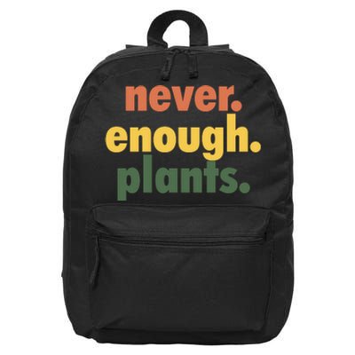 Never Enough Plants 16 in Basic Backpack