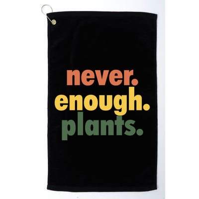 Never Enough Plants Golf Towel