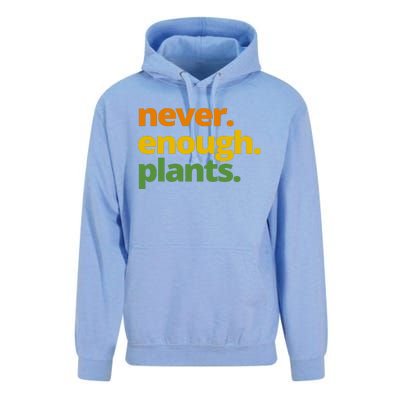 Never Enough Plants Gardening Lover Unisex Surf Hoodie