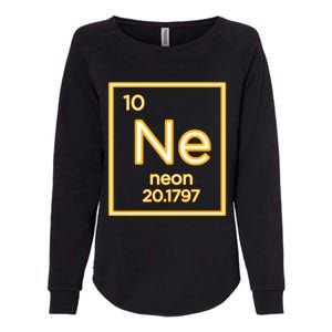 Neon Elet Purple Periodic Table Chemistry Nerd Science Gift Womens California Wash Sweatshirt