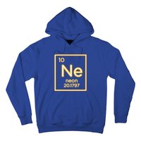 Neon Elet Purple Periodic Table Chemistry Nerd Science Gift Hoodie