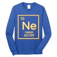 Neon Elet Purple Periodic Table Chemistry Nerd Science Gift Long Sleeve Shirt