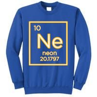 Neon Elet Purple Periodic Table Chemistry Nerd Science Gift Sweatshirt