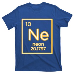 Neon Elet Purple Periodic Table Chemistry Nerd Science Gift T-Shirt