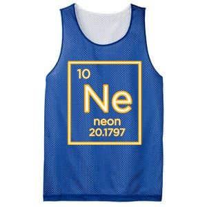 Neon Elet Purple Periodic Table Chemistry Nerd Science Gift Mesh Reversible Basketball Jersey Tank