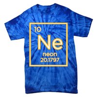 Neon Elet Purple Periodic Table Chemistry Nerd Science Gift Tie-Dye T-Shirt