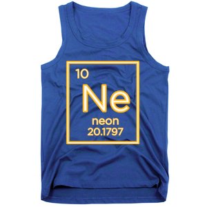 Neon Elet Purple Periodic Table Chemistry Nerd Science Gift Tank Top