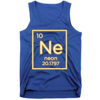 Neon Elet Purple Periodic Table Chemistry Nerd Science Gift Tank Top