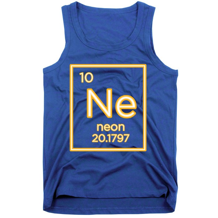 Neon Elet Purple Periodic Table Chemistry Nerd Science Gift Tank Top