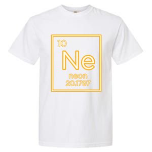 Neon Elet Purple Periodic Table Chemistry Nerd Science Gift Garment-Dyed Heavyweight T-Shirt