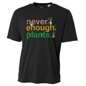 Never Enough Plants Boho Floral Cooling Performance Crew T-Shirt