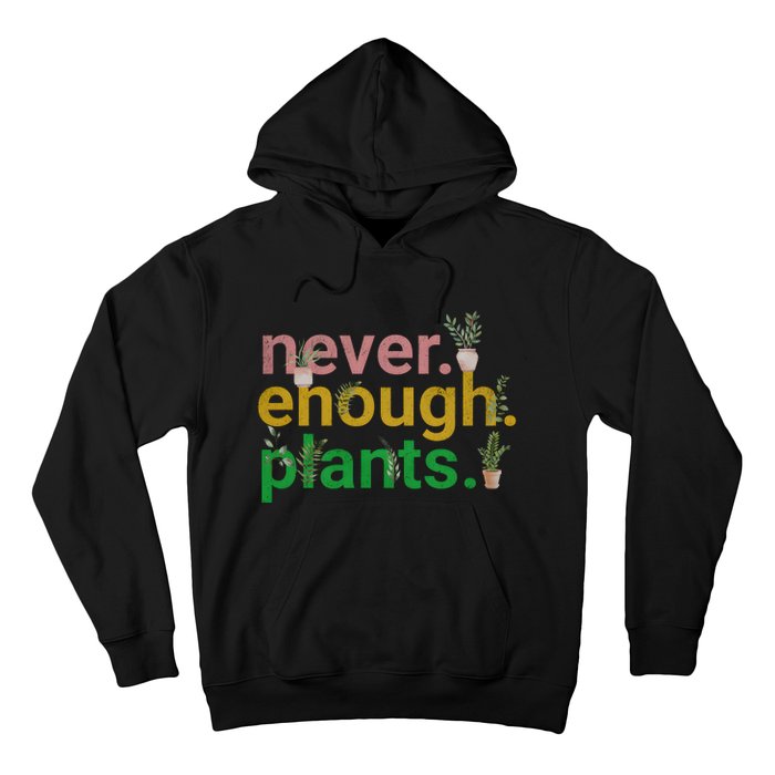 Never Enough Plants Boho Floral Hoodie