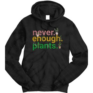 Never Enough Plants Boho Floral Tie Dye Hoodie