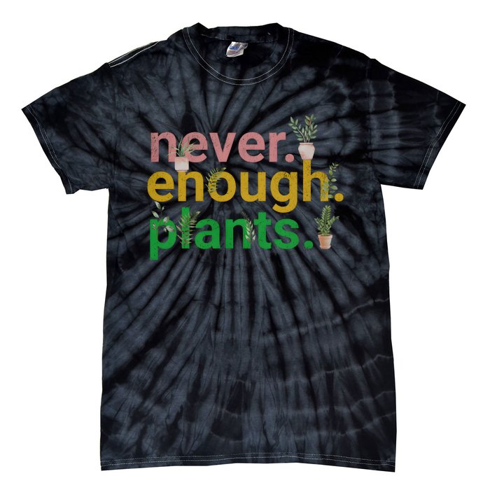 Never Enough Plants Boho Floral Tie-Dye T-Shirt