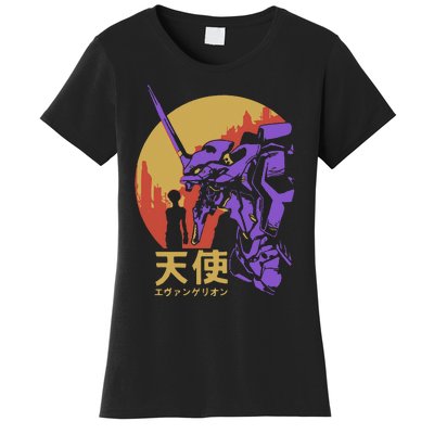 Neon Evangelion Retro Vintage Women's T-Shirt