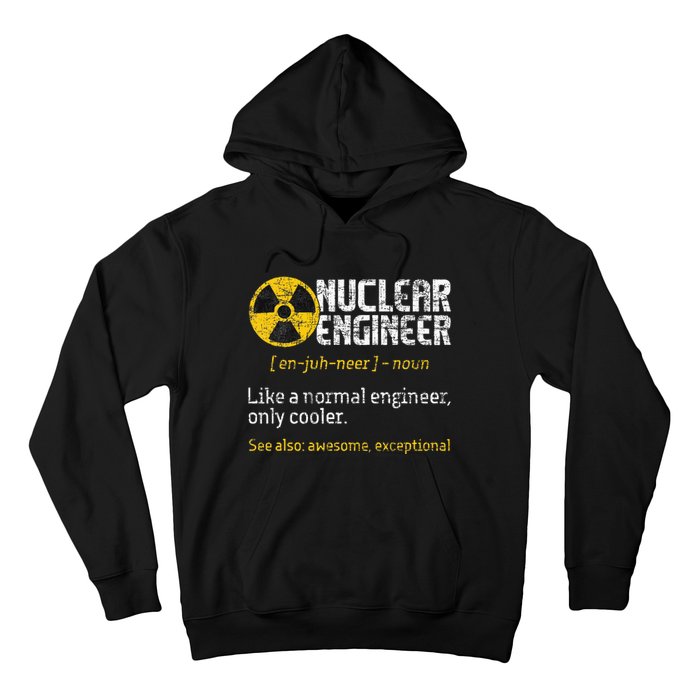 Nuclear Engineer Radioactive Symbol Energy Engineering Hoodie