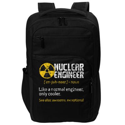 Nuclear Engineer Radioactive Symbol Energy Engineering Impact Tech Backpack