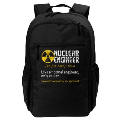 Nuclear Engineer Radioactive Symbol Energy Engineering Daily Commute Backpack