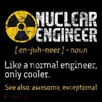 Nuclear Engineer Radioactive Symbol Energy Engineering Button
