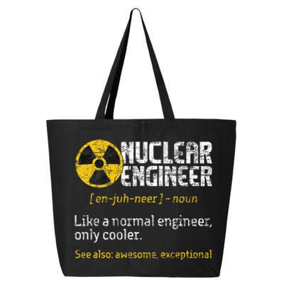 Nuclear Engineer Radioactive Symbol Energy Engineering 25L Jumbo Tote