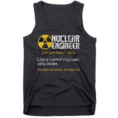 Nuclear Engineer Radioactive Symbol Energy Engineering Tank Top