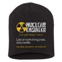 Nuclear Engineer Radioactive Symbol Energy Engineering Short Acrylic Beanie