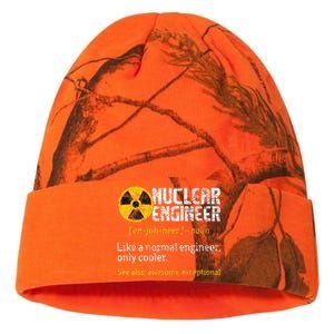 Nuclear Engineer Radioactive Symbol Energy Engineering Kati Licensed 12" Camo Beanie