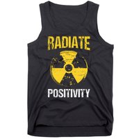 Nuclear Engineering Radiate Positivity Funny Nuclear Science Tank Top