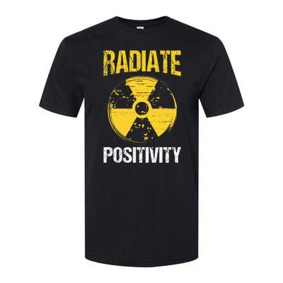 Nuclear Engineering Radiate Positivity Funny Nuclear Science Softstyle CVC T-Shirt