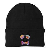 Nerd Cat With Glasses and Bow Tie Beanie