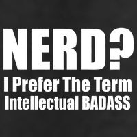 Nerd? I Prefer Intellectual Bad ass Garment-Dyed Heavyweight T-Shirt