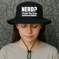 Nerd? I Prefer Intellectual Bad ass Bucket Hat