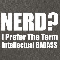 Nerd? I Prefer Intellectual Bad ass Cotton Canvas Backpack