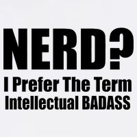Nerd? I Prefer Intellectual Bad ass Garment-Dyed Sweatshirt
