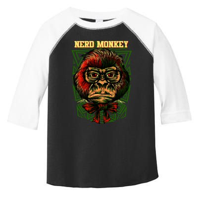 Nerd Monkey Toddler Fine Jersey T-Shirt