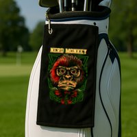 Nerd Monkey Golf Towel