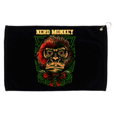 Nerd Monkey Grommeted Golf Towel