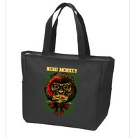 Nerd Monkey Zip Tote Bag