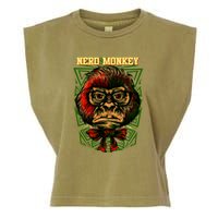 Nerd Monkey Garment-Dyed Women's Muscle Tee