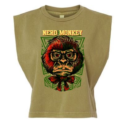 Nerd Monkey Garment-Dyed Women's Muscle Tee