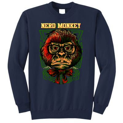 Nerd Monkey Tall Sweatshirt