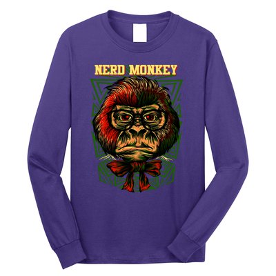 Nerd Monkey Long Sleeve Shirt