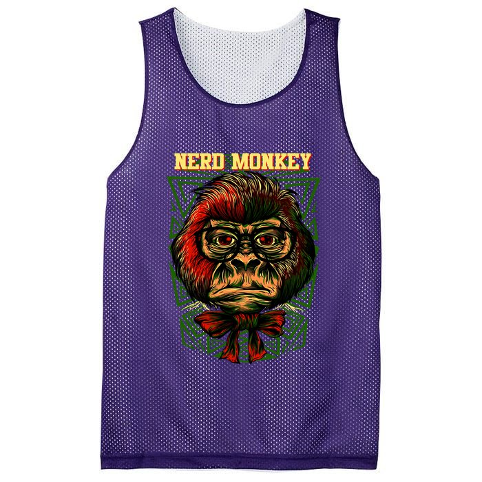Nerd Monkey Mesh Reversible Basketball Jersey Tank