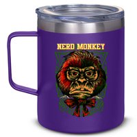 Nerd Monkey 12oz Stainless Steel Coffee Mug