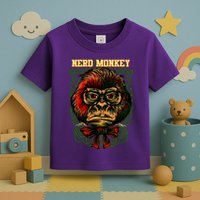 Nerd Monkey Toddler T-Shirt