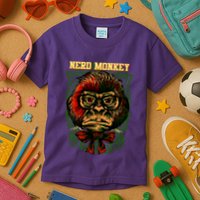 Nerd Monkey Kids T-Shirt