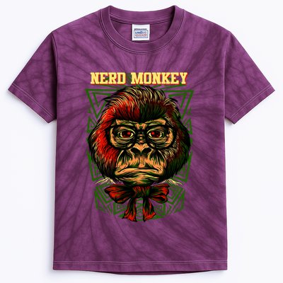 Nerd Monkey Kids Tie-Dye T-Shirt