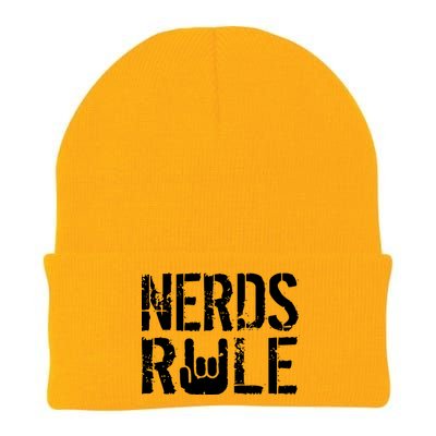 Nerds Rule Knit Cap Winter Beanie