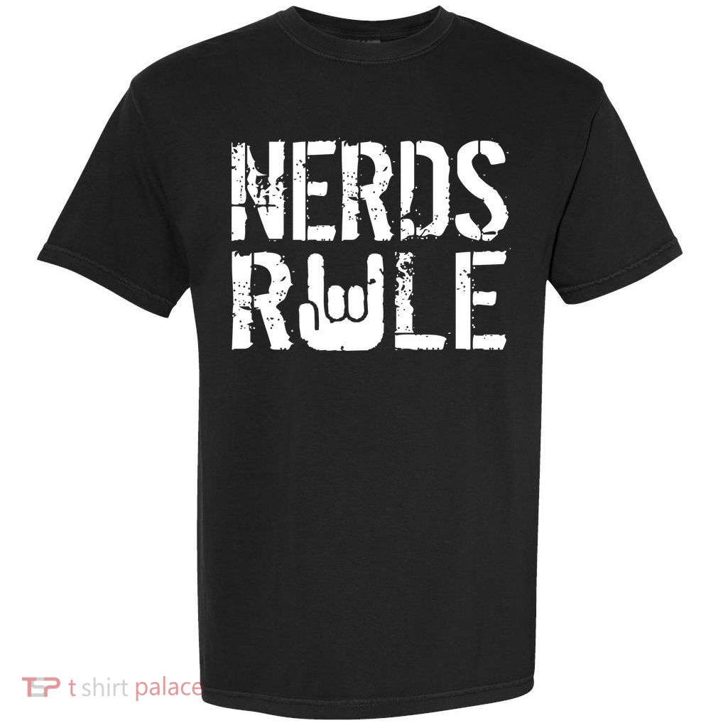 Nerds Rule Garment-Dyed Heavyweight T-Shirt